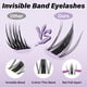 thumbnail image 2 of Kit de extensión de pestañas B&Qaugen Fairy Lash Clusters Natural, 2 of 8