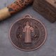 thumbnail image 5 of Medalla de san benito 12.7 cm amuleto metalico medallon, 5 of 5