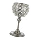 thumbnail image 4 of Candelabros De Cristal Candelabros Para Boda Decoración De Mesa Regalo 20cm Plata, 4 of 5