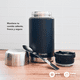 thumbnail image 4 of Termo de Comida Insulado Acero Inox 750 ml Negro Simplit, 4 of 5
