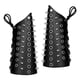 thumbnail image 2 of 2 Piezas Punk Ancho Cuero Remache Brazo Brazaletes Guanteletes Brazo Protector Pulsera, 2 of 5