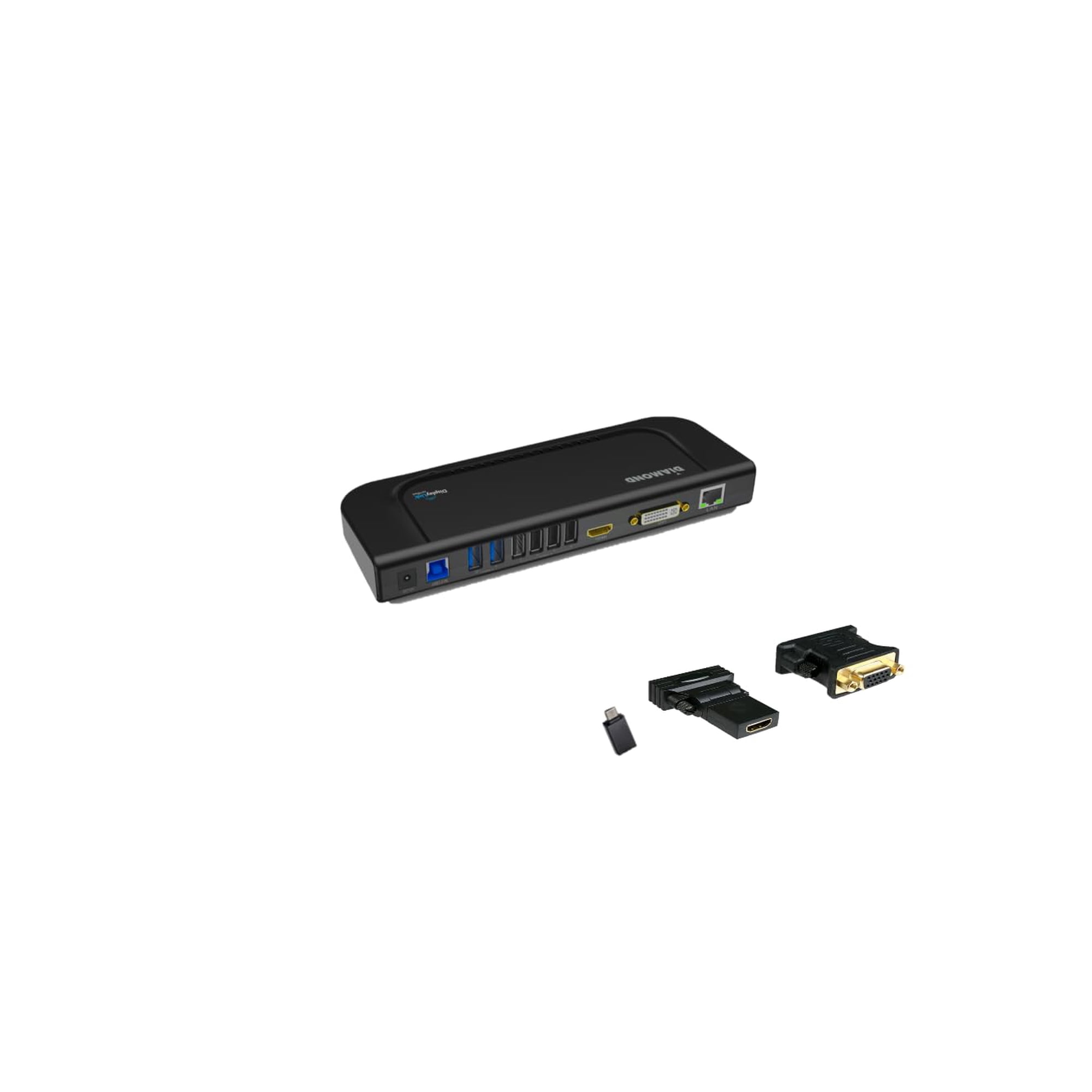 Estación De Acoplamiento Diamond Multimedia De Vídeo Dual Usb 3.0/2.0
