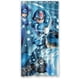 thumbnail image 1 of Cortina de ducha con diseño de Megaman, juego de cortinas de baño con ganchos, tamaño 36 x 72 pulgadas, 1 of 3