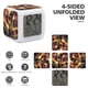 thumbnail image 3 of Ojos de Wakanda theme 7 colors Alarm Clock Digital LED Alarm Clock Gifts for kids friends family, 3 of 6