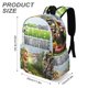 thumbnail image 3 of Plantas contra Zombis-theme Backpack, Campus style schoolbag Bookbag with Adjustable Shoulder Straps And Large Zip Compartment, Unisex Travel Bags.42x30x15cm, 3 of 6