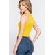 thumbnail image 4 of Saronite Top Corto Básico de Tirantes con Cuello Halter, Amarillo (para Mujer), 4 of 4