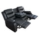 thumbnail image 4 of Sofa Reclinable Relaxline 3 Cuerpos Negro Posa Vaso, 4 of 6
