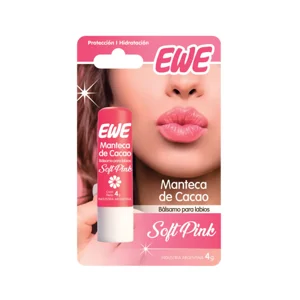 Ewe Balsamo Para Labios Soft Pink 4G