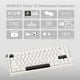thumbnail image 2 of Teclado Mecánico Keebmonkey Rainy 75 Hmx Jwk Violet Switch, 2 of 3