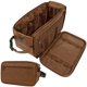 thumbnail image 1 of Neceser PAVILIA Travel Essentials Shaving Dopp Kit marrón, 1 of 7