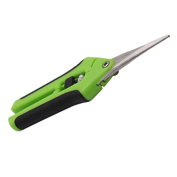 Tijeras de jardinería de precisión, tijeras de r resistentes de material acero inoxidable, tijeras de r, herramienta de para rosas, arbustos, , Hoja Recta Verde