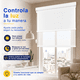 thumbnail image 5 of Cortina Roller Blackout 2 Paño 120x200 Doble Con Visillo y Cenefa, 5 of 9