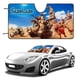thumbnail image 1 of Sandland Parasol para Parabrisas Delantero Protector Plegable, Visera Solar para Auto Bloquea Rayos UV Mantiene tu Vehículo Fresco 130cm*70cm, 1 of 6