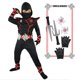 thumbnail image 1 of Disfraz Ninja de Halloween de Spooktacular Creations para niños de 3 a 4 años, 1 of 7