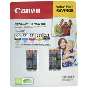 Juego De Tintas Canon Cnm2945B013 Original Pgi-220Bk Cli-221C/M/Y