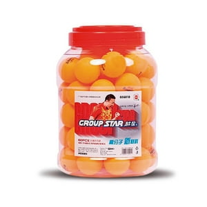 Generica - Tarro De 60 Pelotas Pvc De Ping Pong Groupstar Training – Gs6010