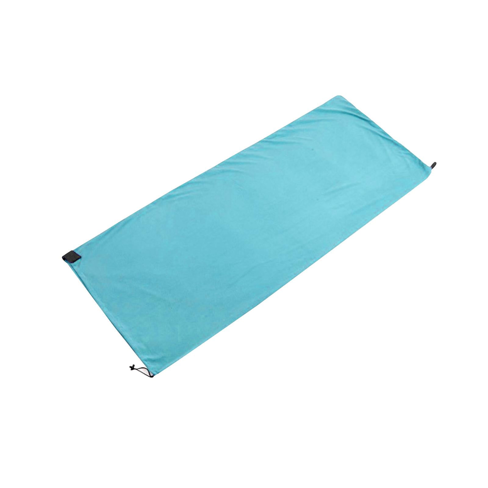 Magideal - Forro Para Saco De Dormir Sábana Para Dormir Con Bolsa De Almacenamiento Manta De Mochilero Para Clima Cálido O Frío Lavable Compacto Cómodo 180 Cm De Azul