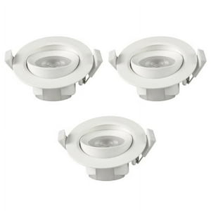 Hb Led - Pack 3 Foco Basculante Led Embutido Spot 6,5W 3000K Redondo Para Cielo