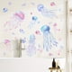thumbnail image 4 of 2pcs Art Wall Stickers, Dream Jellyfish Wall Sticker For Children's Room Kindergarten, Bathroom Home Wall Decoration, Wall Sticker, 4 of 4