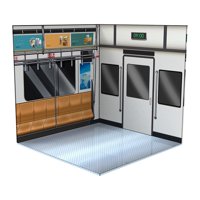 Magideal - Fondo De Colección De Organizador De Almacenamiento De Decoración De Fondo De Estilo Japonés 1:12 Para Figuras De Acción, Coche Fundido A Presión, Muñ Metro