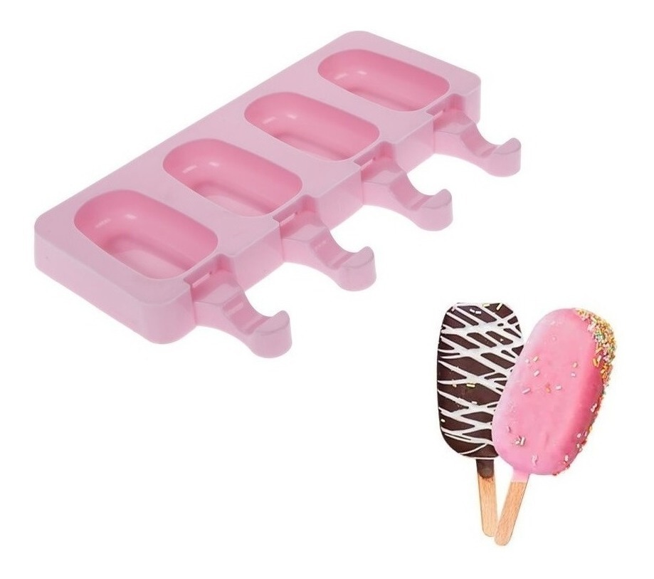 Genérico - Moldes De Silicona Para Helados Molde Paletas Helado Mini