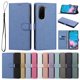 thumbnail image 1 of Cartera para Xiaomi Poco M7 4G con Soporte y Correa, Azul, 1 of 6