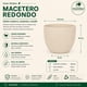 thumbnail image 3 of Macetero Redondo Beige 14 cm Plastico Interior Escritorio beige S, 3 of 7