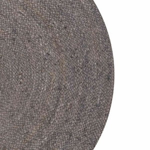 Form Design - Alfombra Redonda Yute Gobi Diam160 Gris