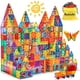 thumbnail image 1 of Juego de construcción magnético Ryoichi de 138 piezas con imanes, con 2 coches, 1 of 8