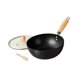 thumbnail image 1 of Sartén Wok De Hierro Para El Hogar, Sin Revestimiento, Para Cocina De Inducción, Antiadherente, 28 Cm, 1 of 5