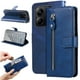 thumbnail image 5 of Funda con Cremallera para Xiaomi Redmi Noe 14 4G, Carcasa Cartera de Cuero PU con Soporte y Tarjetero, 5 of 5
