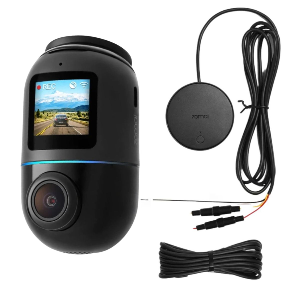 Pack 70mai Omni X200 Cámara Para Vehiculo Rotación 360 Grados 1080p 128gb Modulo 4g Up04