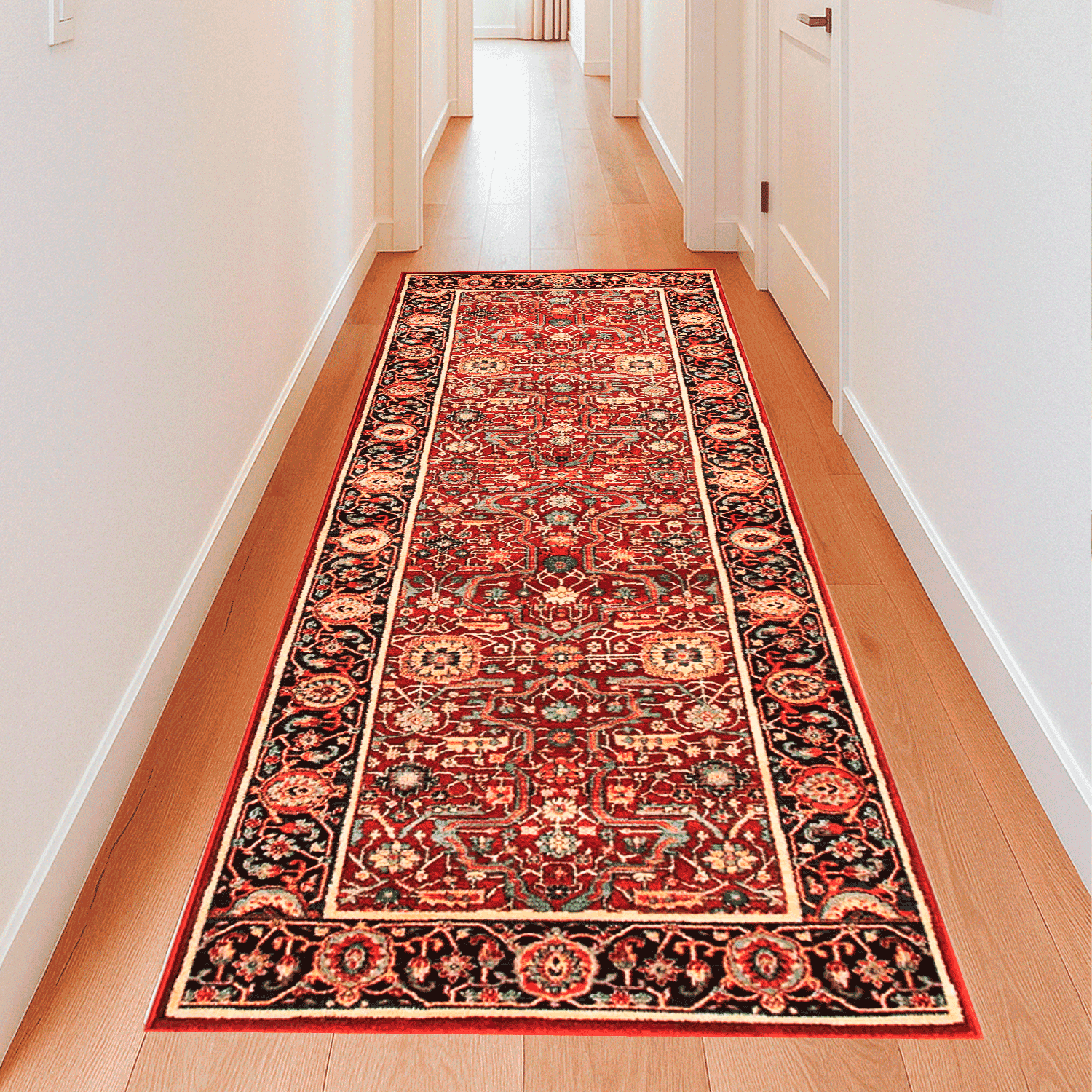 Bazhars - Alfombra Pasillo 080x240 Cm Kirman Osta 43 48 300