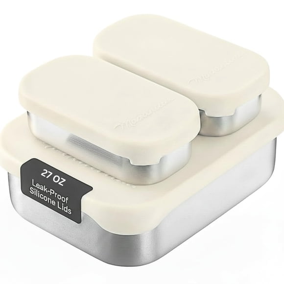 Fiambrera Modaniam FlexiBento de acero inoxidable de 800 ml con tapas