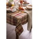 thumbnail image 5 of Mantel DII Give Thanks Plaid Fall 100% algodón 52x52, 5 of 6
