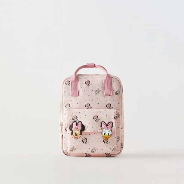 MINISO Disney New Minnie and Mickey Mouse Printed Multifunctional Children's School Bag Fashionable Versatile Student Backpack