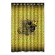 thumbnail image 1 of Cortina de ducha de los Georgia Tech Yellow Jackets, juego de cortina de baño con ganchos, tamaño 48 x 72 pulgadas, 1 of 3