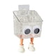 thumbnail image 3 of Canasto De Almacenamiento Para Ducha, Caja De Baño Resistente Para Baño, Cocina, Apartamento, Tamaño Mediano Con Patas De Ojos, 3 of 3