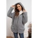 thumbnail image 1 of Chaqueta Mujer Reversible Peluda Invierno Calidad Premium 6072, 1 of 6