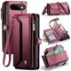 thumbnail image 1 of Cuero CaseMe para Google Pixel 11/11 Pro Funda Tipo Billetera [Bloqueo RFID] con Porta Tarjetas de 7 Zíper Ranura para Billetes, Correa de Hombro y Muñeca Magnética de Cuero PU Suave para Google, 1 of 10