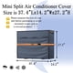thumbnail image 2 of Funda de aire acondicionado NGB Mini Split 37,4x14,2x27,2 cm gris, 2 of 5
