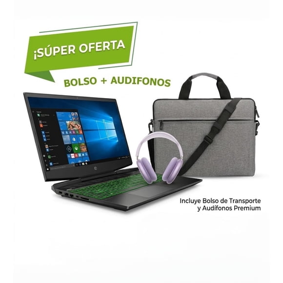 NOTEBOOK HP PAVILION GAMING i5-9NA-24GB RAM/256GB SSD+1TB HDD/ NVIDIA GTX 1050 (REACONDICIONADO)