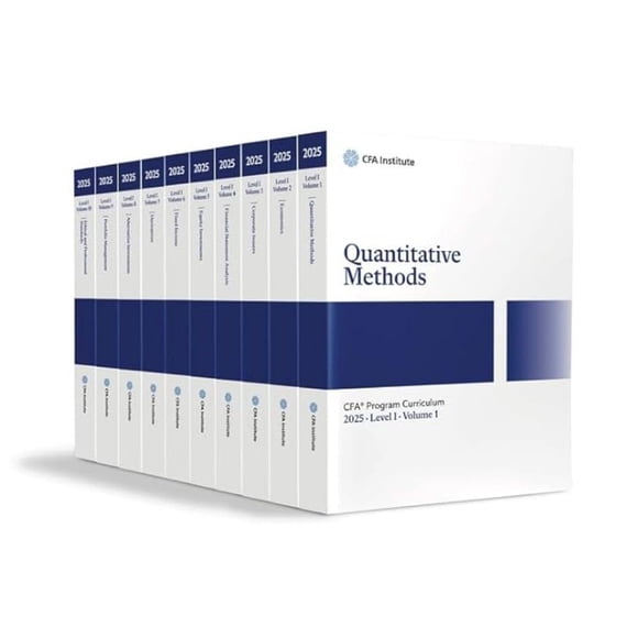 Libro Wiley 2025 CFA Nivel I – Set de Caja