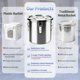 thumbnail image 4 of Contenedor de alimentos para mascotas PRRPRR de 4,5 kg, hermético de acero inoxidable con cuchara, 4 of 7