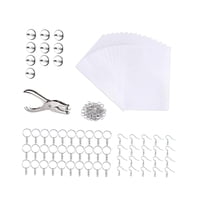 Bothyi - 20X Materiales De Hoja Encogible Con Calor Suministros De Bricolaje Para El Cumpleaños De Los Recortes De Regalo