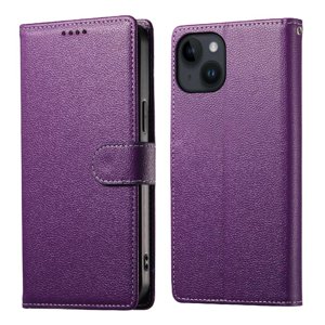 Foxdock - Funda Para Iphone 14– Cuero Premium, 3 Ranuras Para Tarjetas, Protección Contra Impactos