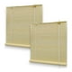 thumbnail image 1 of Pack X2 Cortina Persiana Bambu Roller Enrollable 150x180cm - Beige, 1 of 4