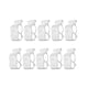 thumbnail image 3 of Clips Para Toldo, Portaobjetos De Viaje Para Canal De Toldo, Soporte Para Luces De Fiesta, Blanco, 10 Uds., 3 of 5