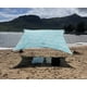 thumbnail image 1 of Carpa de playa Neso Tents Grande, 2,1 m de altura, 2,7 x 2,7 m (Aqua Fronds), 1 of 8