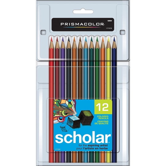 Lápices De Colores Prismacolor Scholar 92804, 12 Unidades